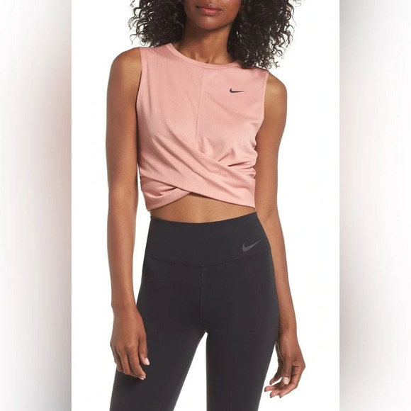 Nike Crop Top Dry Tank Twist size L - Picture 1 of 7